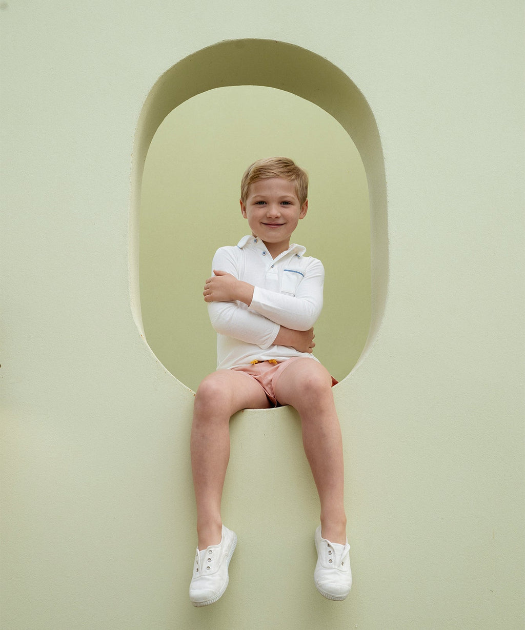 Parker Polo in Blue Piping