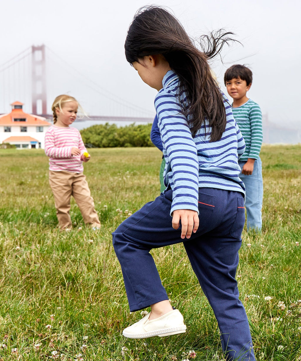 Parker Polo in Sky Stripe
