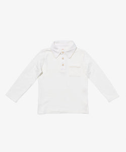 Parker Polo in Vanilla Piping