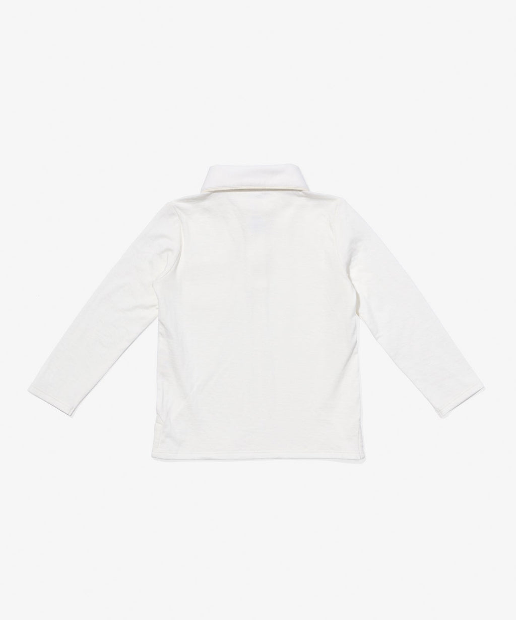 Parker Polo in Vanilla Piping