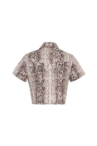 Paro Top in Classic Snake Grey