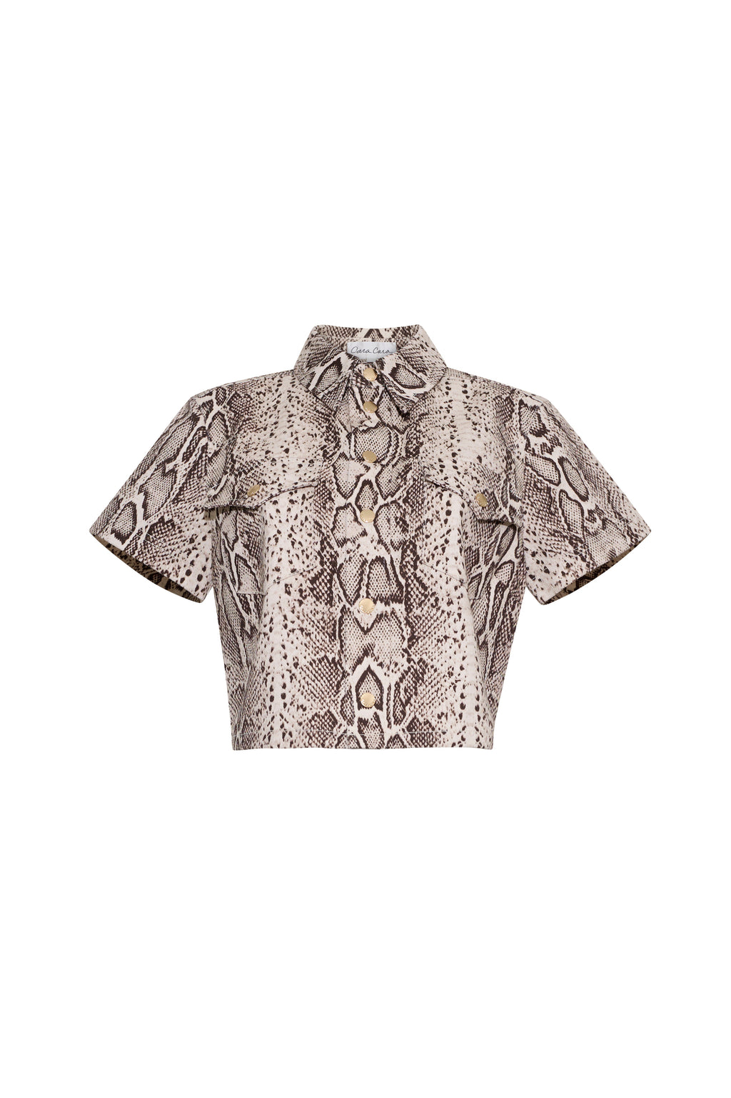 Paro Top in Classic Snake Grey