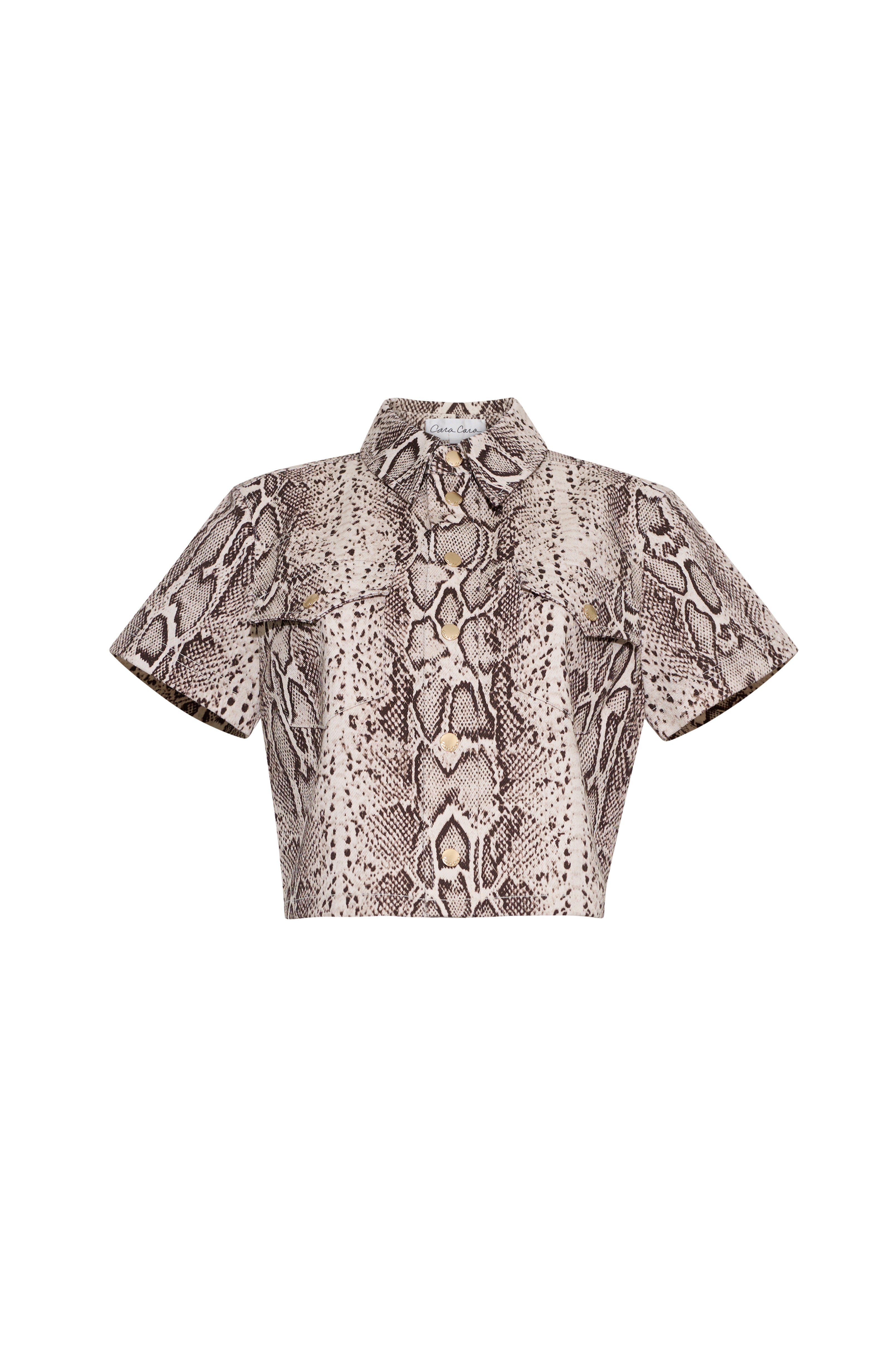 Paro Top in Classic Snake Grey