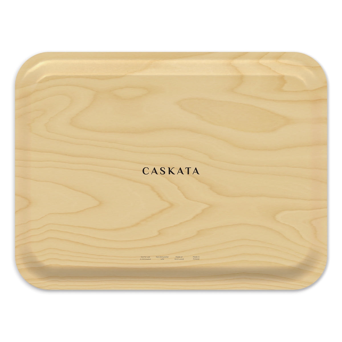 Party Fish Large Rectangular Birchwood Tray