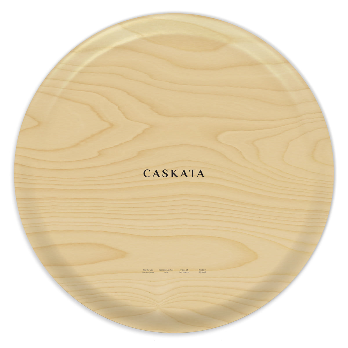 Party Fish Large Round Birchwood Tray