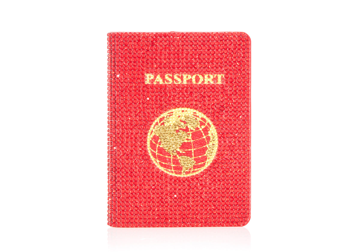 Passport Holder in Red