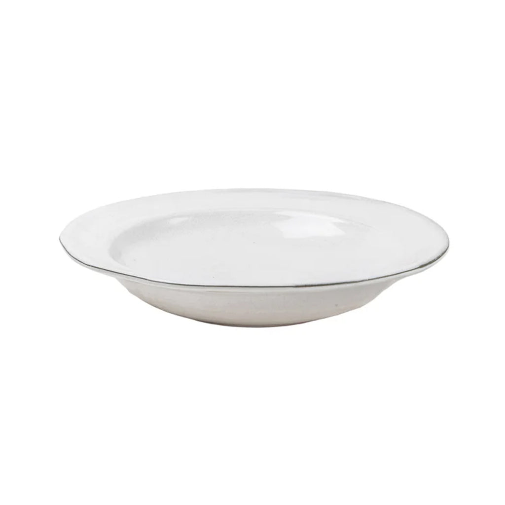 Bevagna Pasta Bowl in White & Green