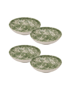 Spongeware Pasta Bowl, Set of 4