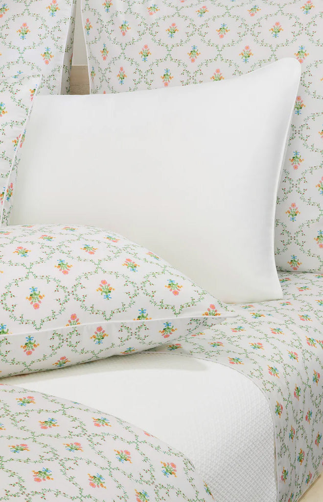 Pastel Trellis Duvet Cover