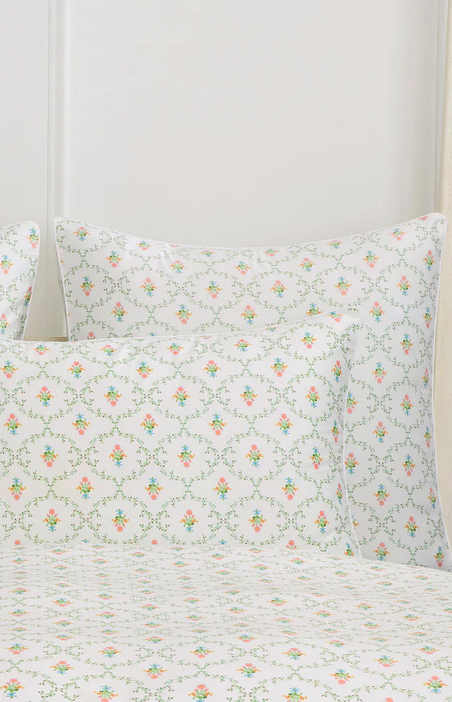 Pastel Trellis Euro Sham