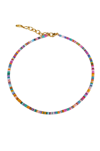 Pastel Mini Beaded Necklace
