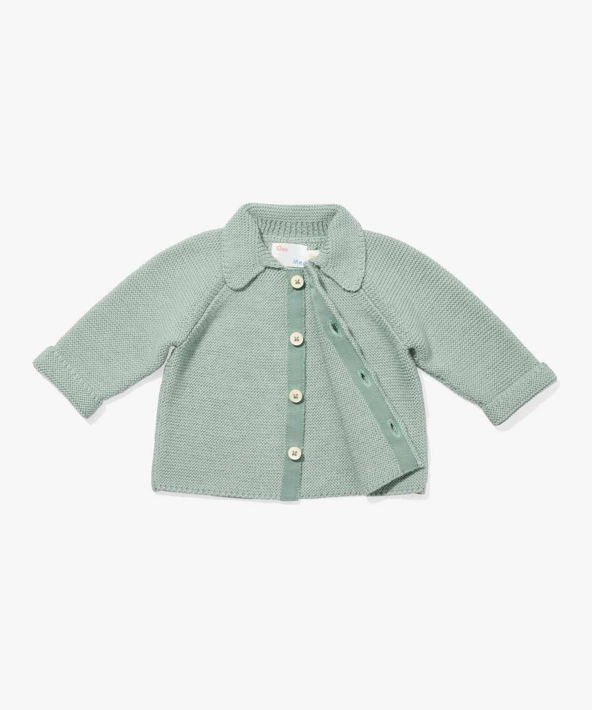 Pat Baby Jacket in Seafoam