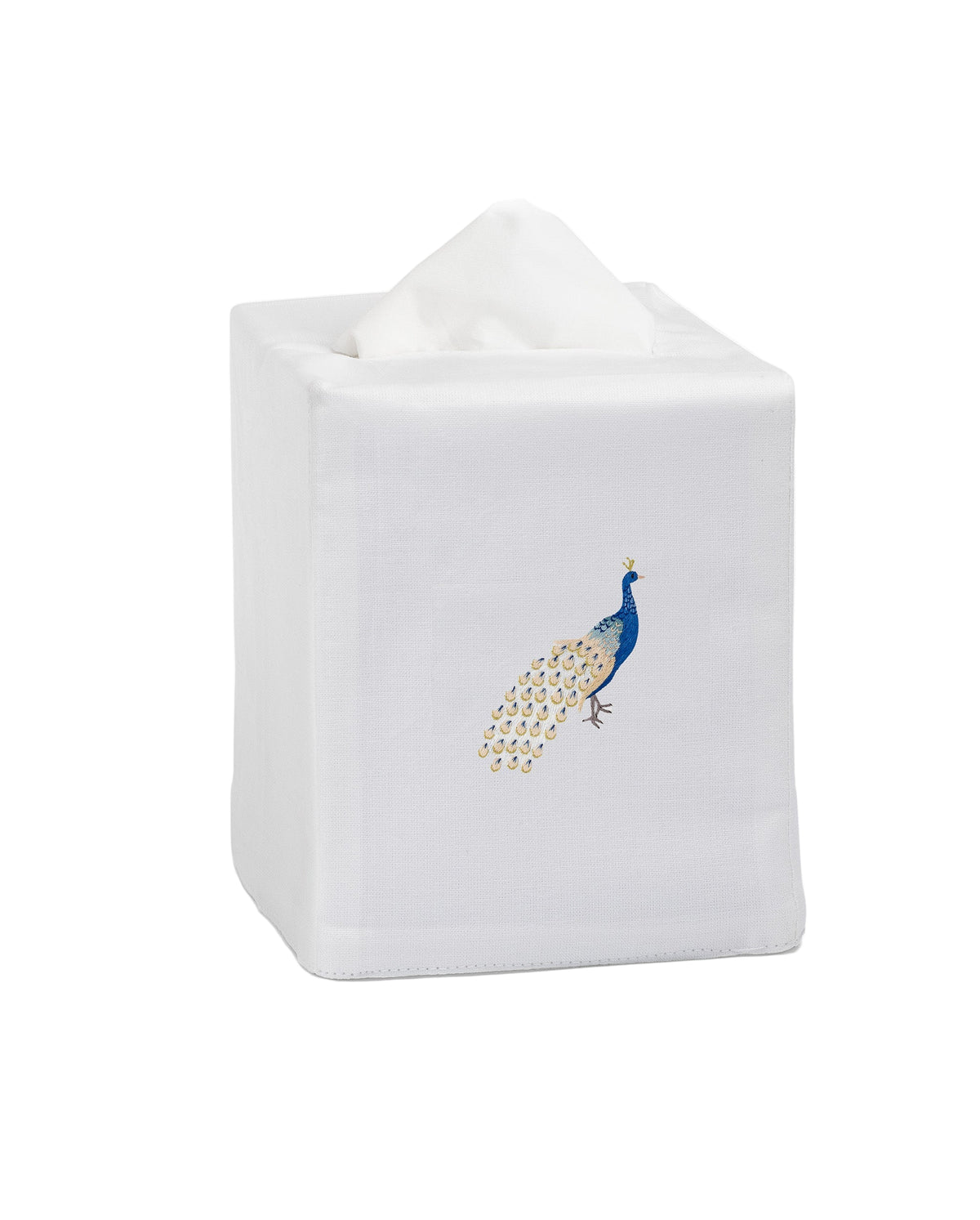 Peacock Blue Tissue Box Cover