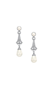 Pearl Lattice Earrings