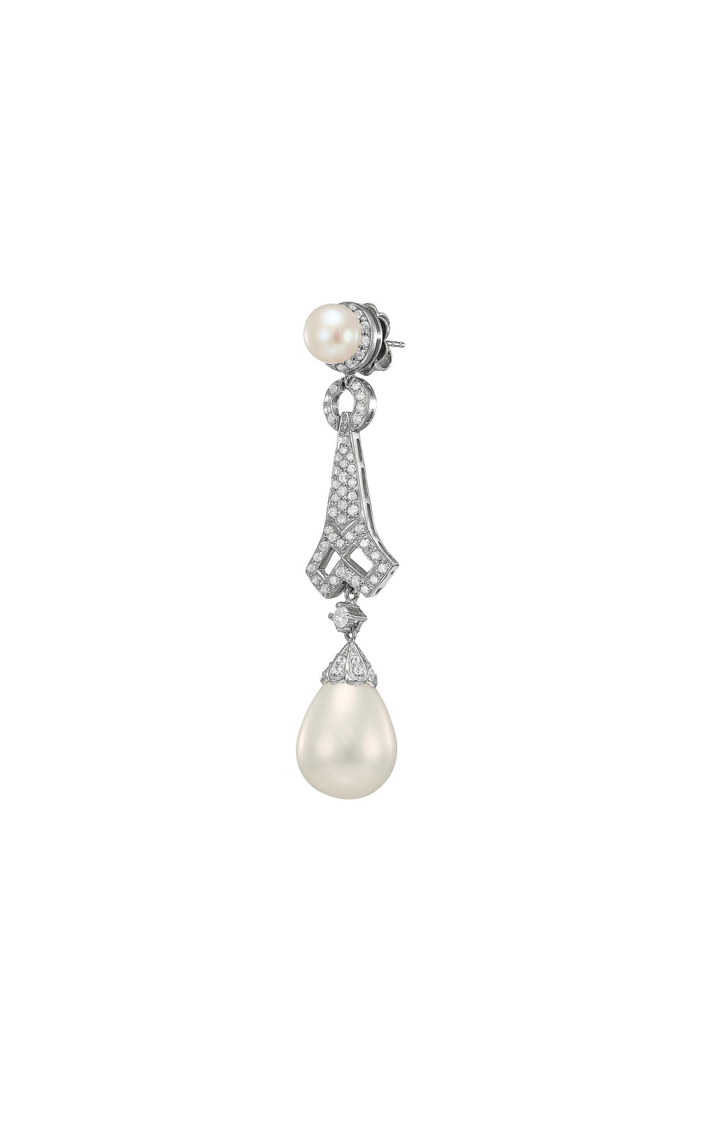 Pearl Lattice Earrings