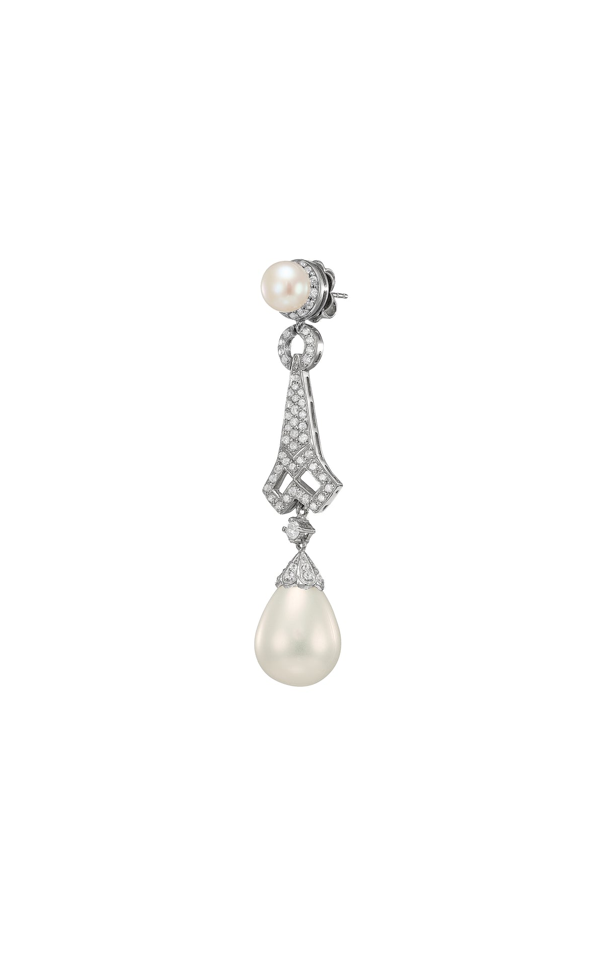 Pearl Lattice Earrings