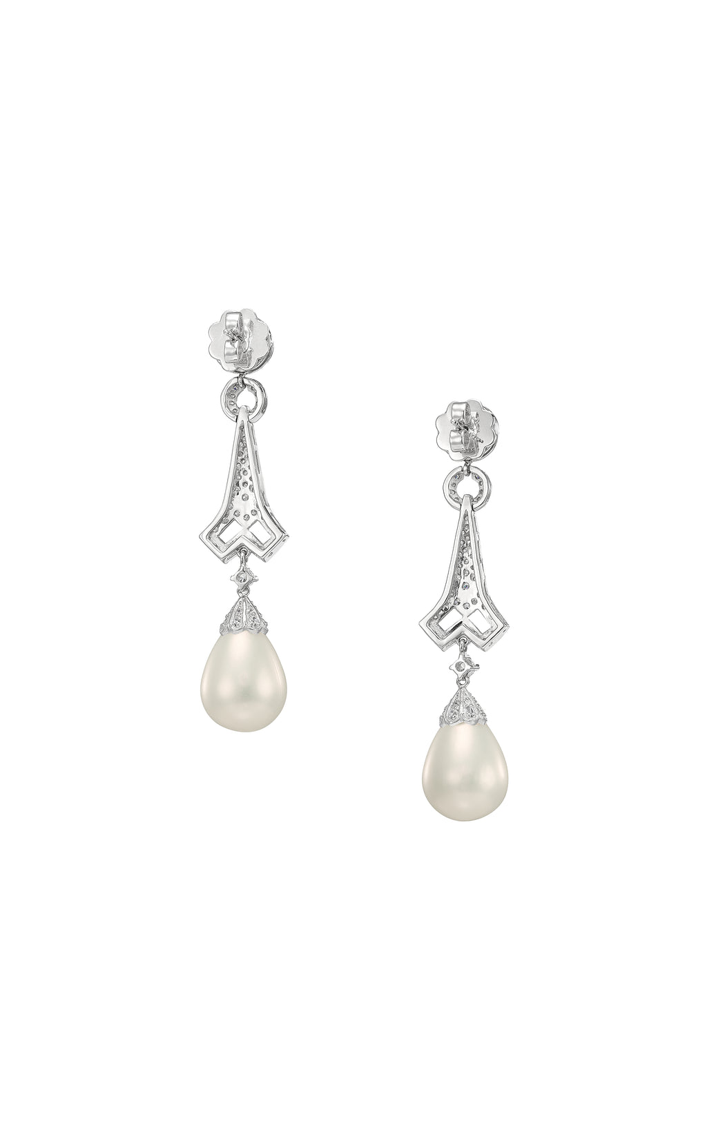 Pearl Lattice Earrings