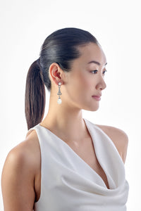 Pearl Lattice Earrings