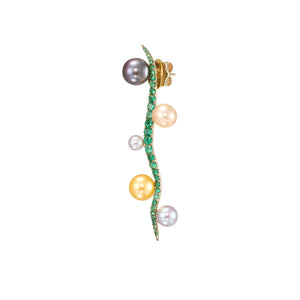 Pearl Blades of Grass Earrings