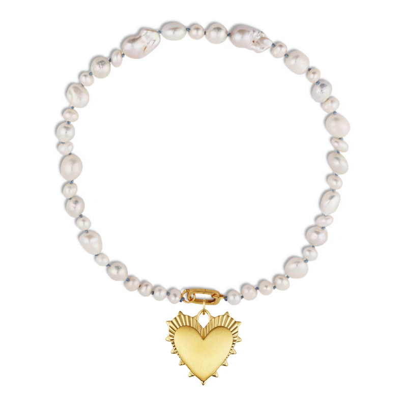 ネックレス・ペンダント Moonlit Heartstrings Pearl Necklace Baroque Pearl Necklace | Over The Moon