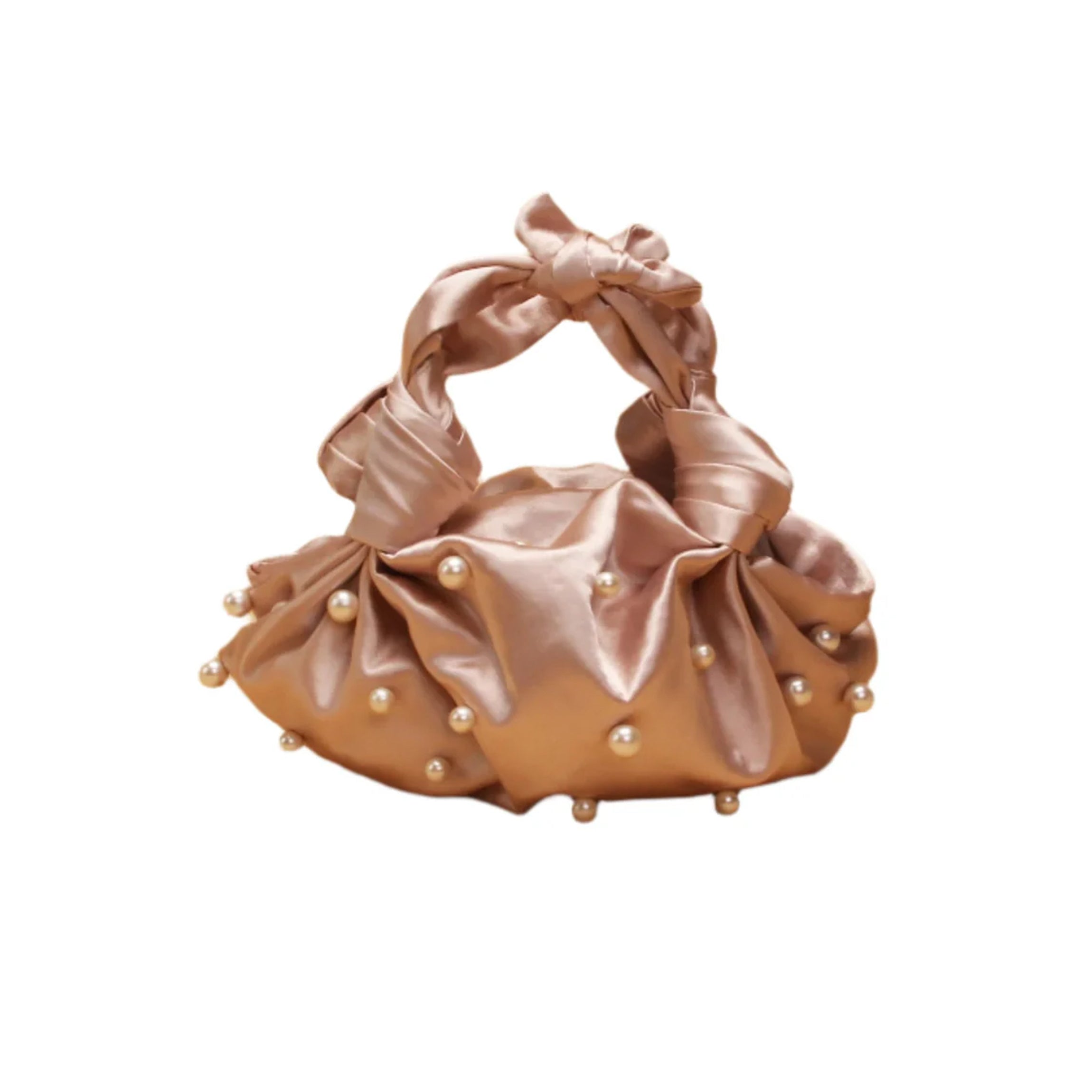 Pearl NLA Silk Knot Bag