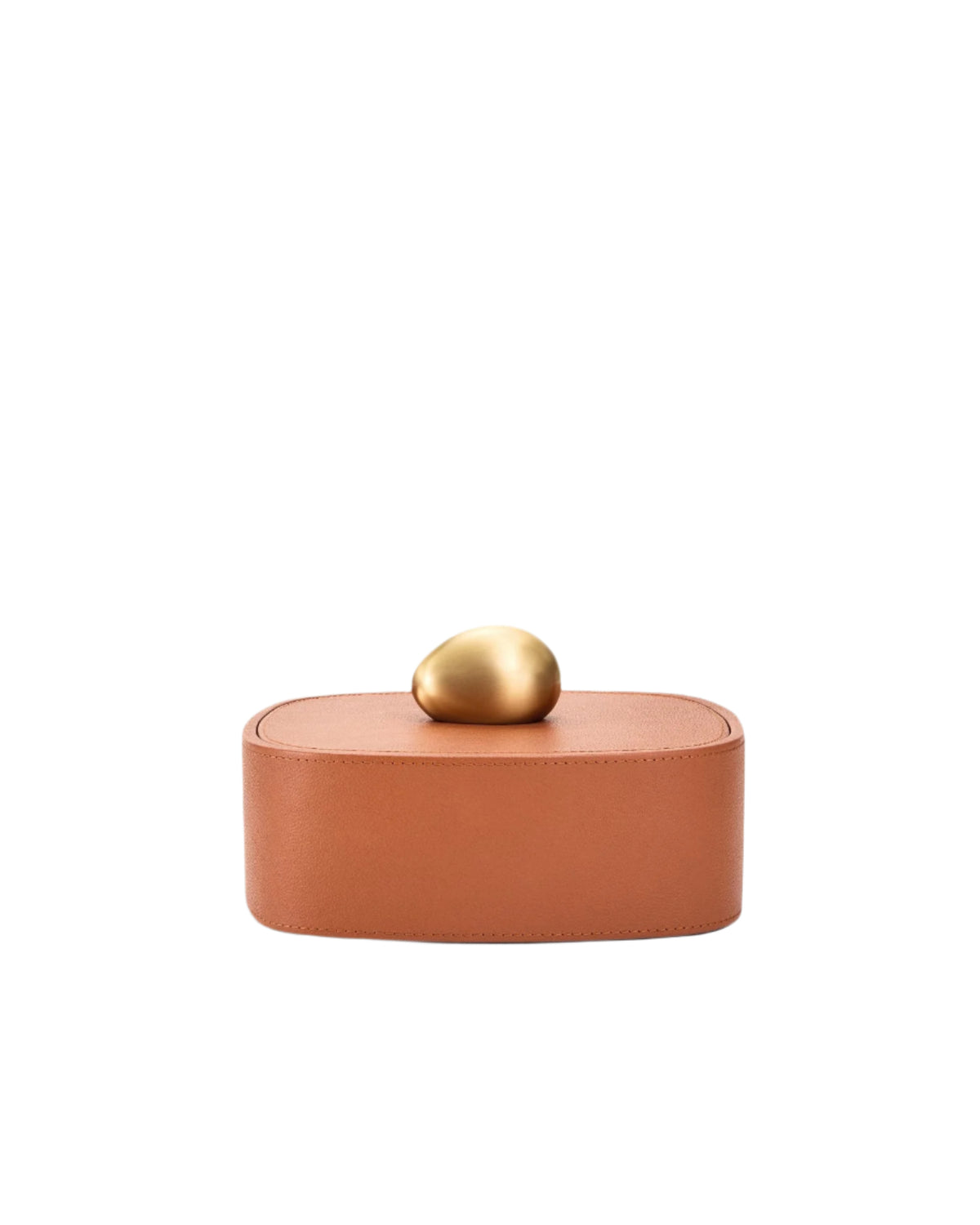 Pebble Trinket Box in Camel