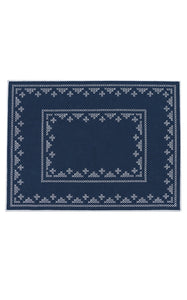 Pedralbes Placemats in Navy, Set of 4