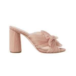 Penny Pleated Bow Heel in Beauty