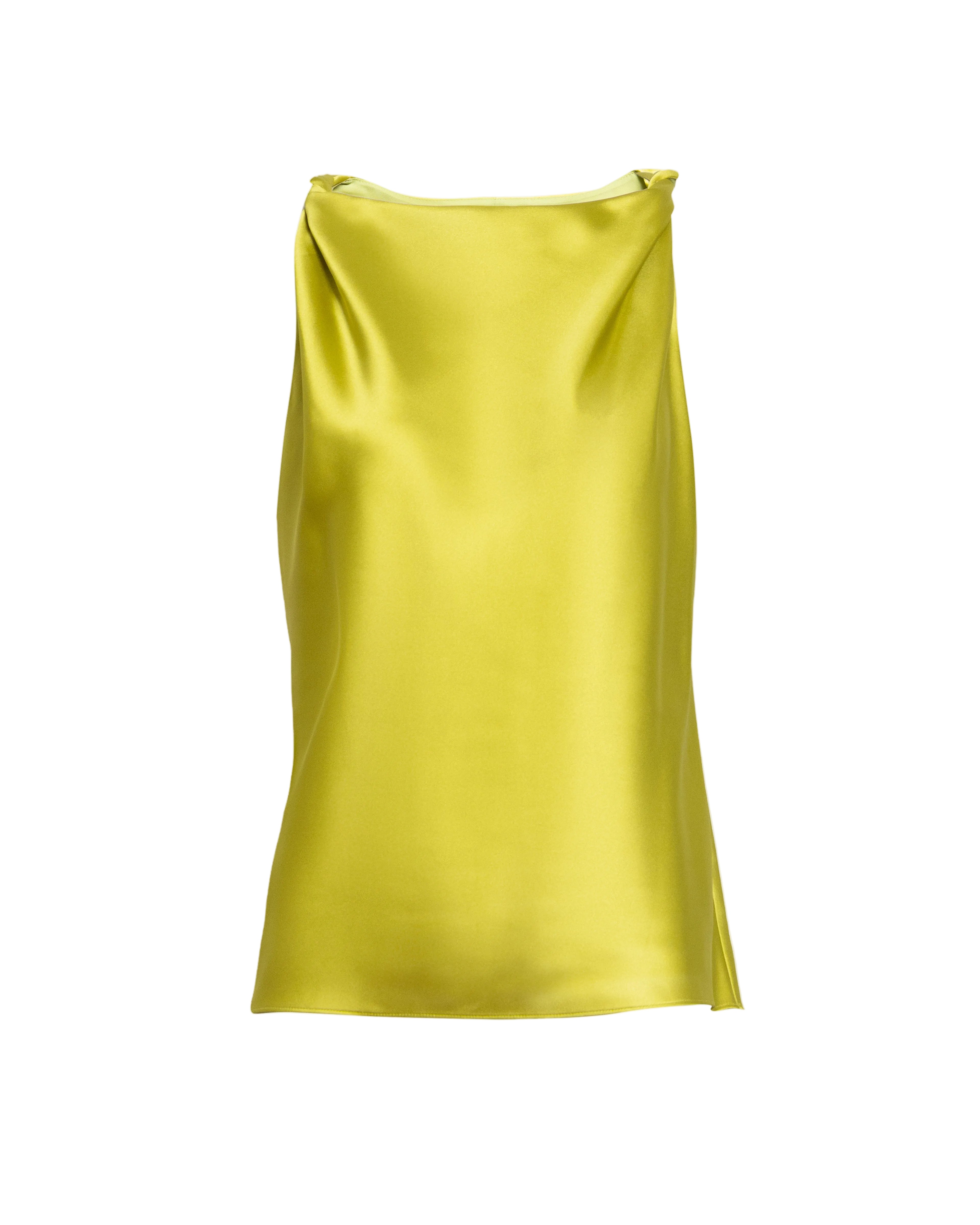 Penny Top in Chartreuse