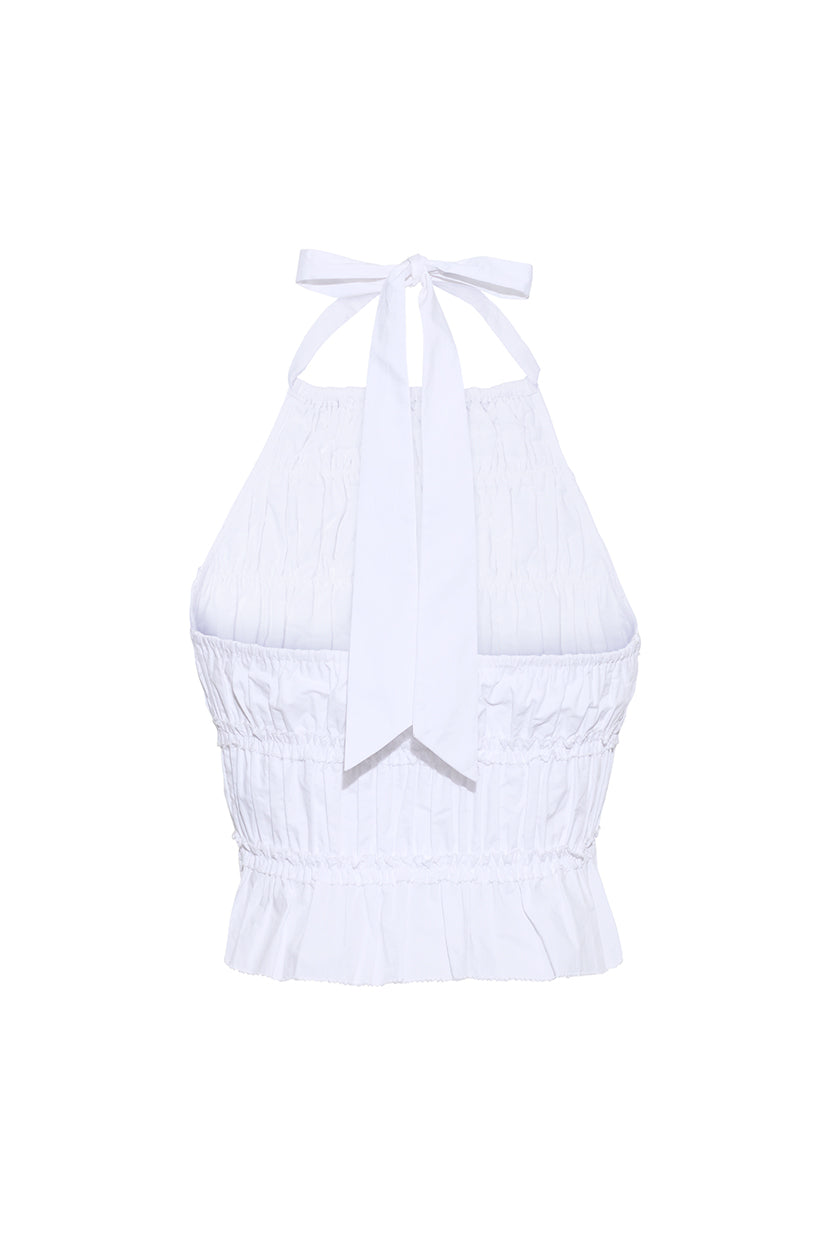 Peony Top in White