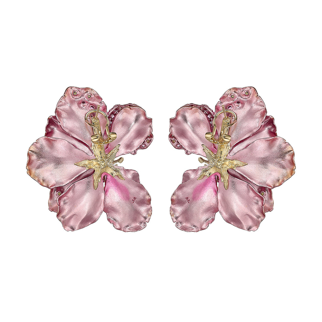 Peony Poppy Earrings