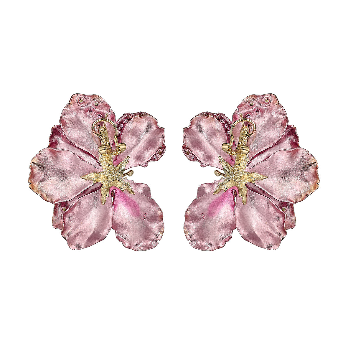 Peony Poppy Earrings