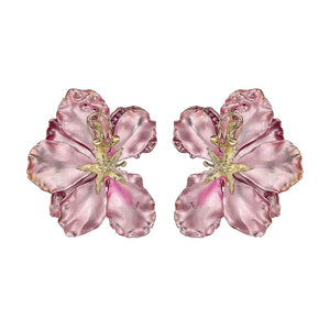 Peony Poppy Earrings