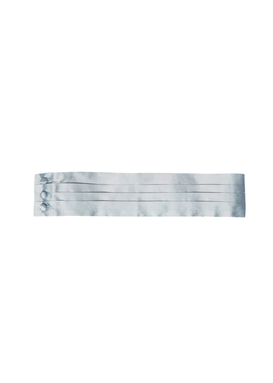 Blue Silk Pageboy Cummerbund Belts  from Pepa London
