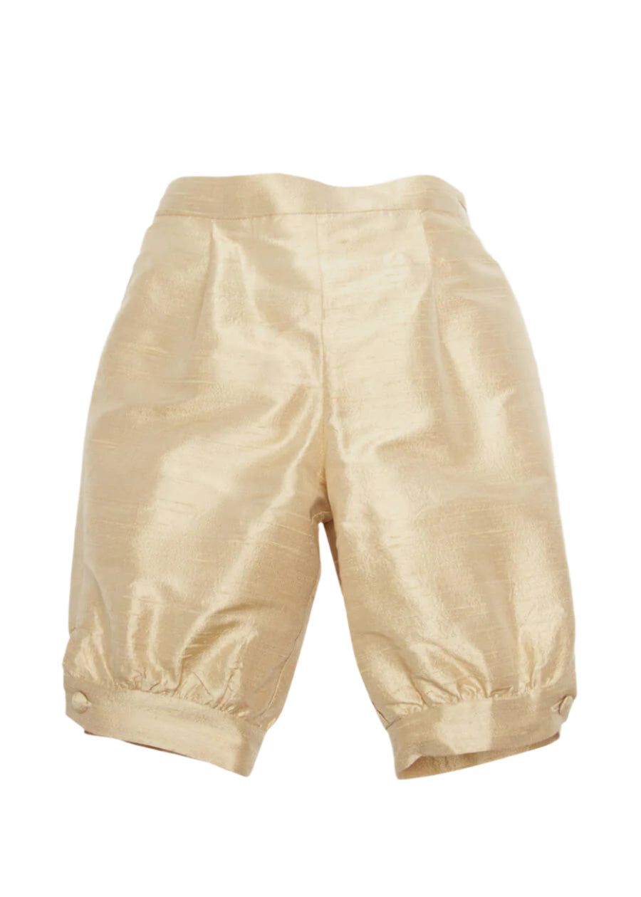Beige Silk Pageboy Knickerbockers (12mths-10yrs) Trousers  from Pepa London