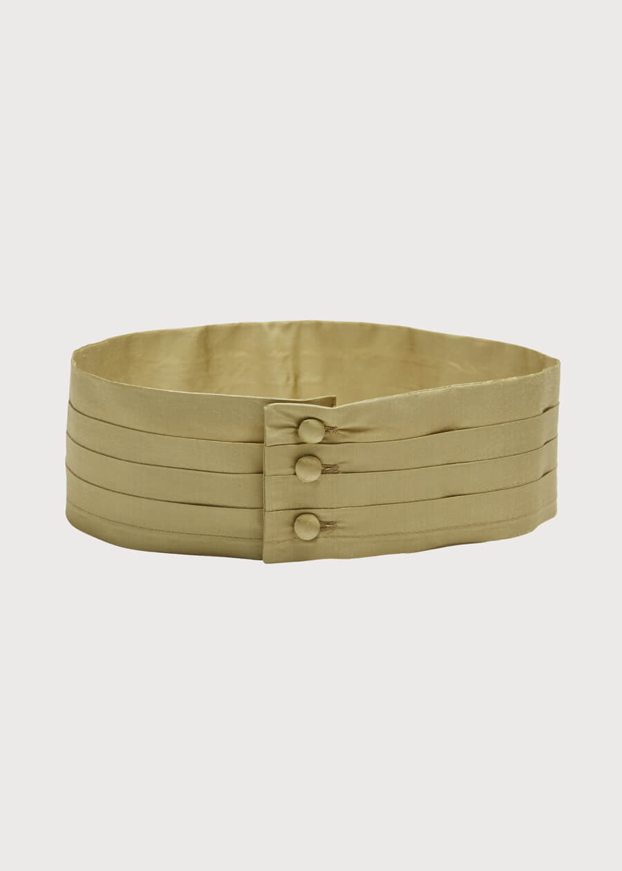Green Silk Pageboy Cummerbund Belts  from Pepa London
