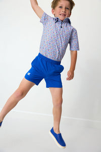 Retro Super Shorts in Royal Blue