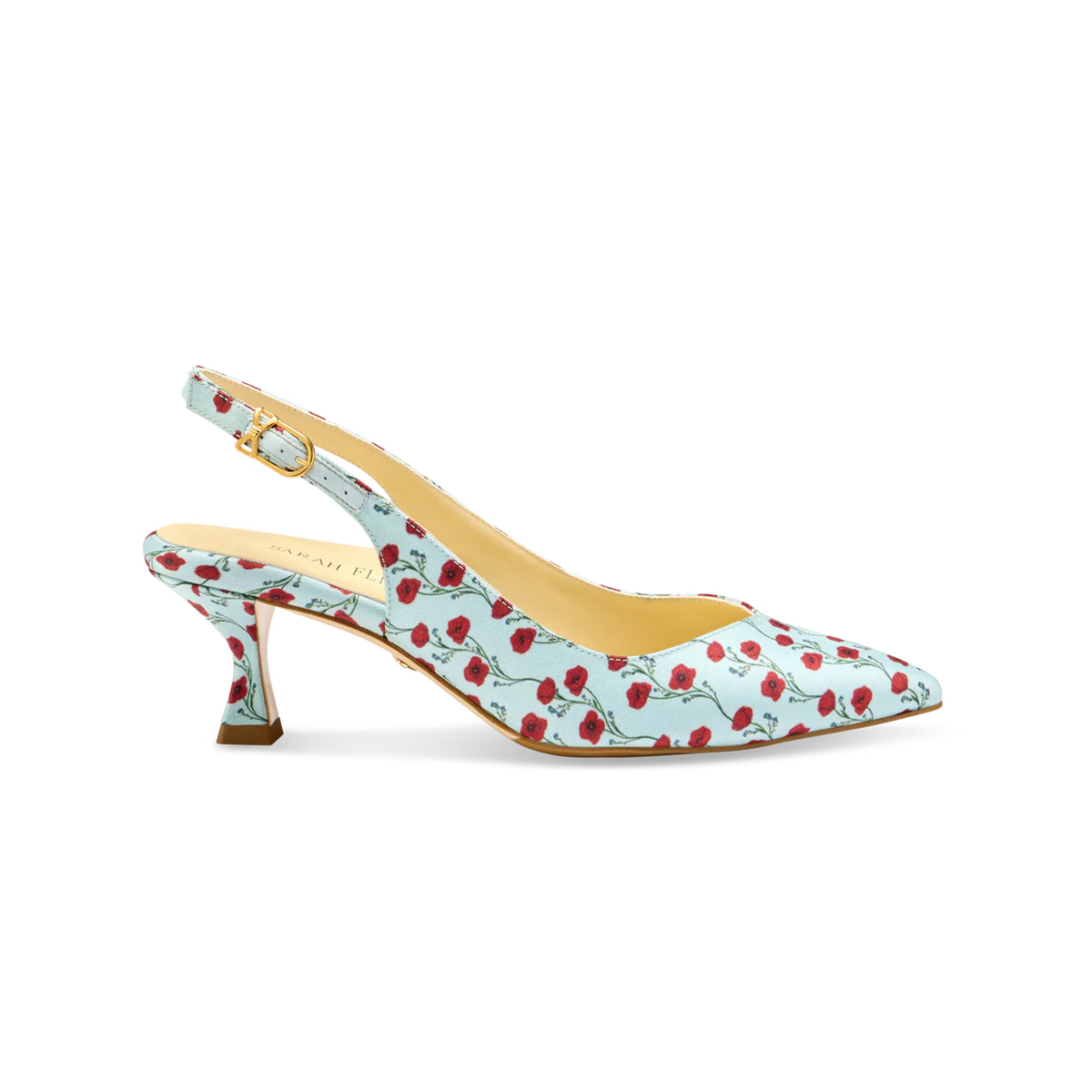 Perfect Kitten Sling 50 in Poppy Printed Silk