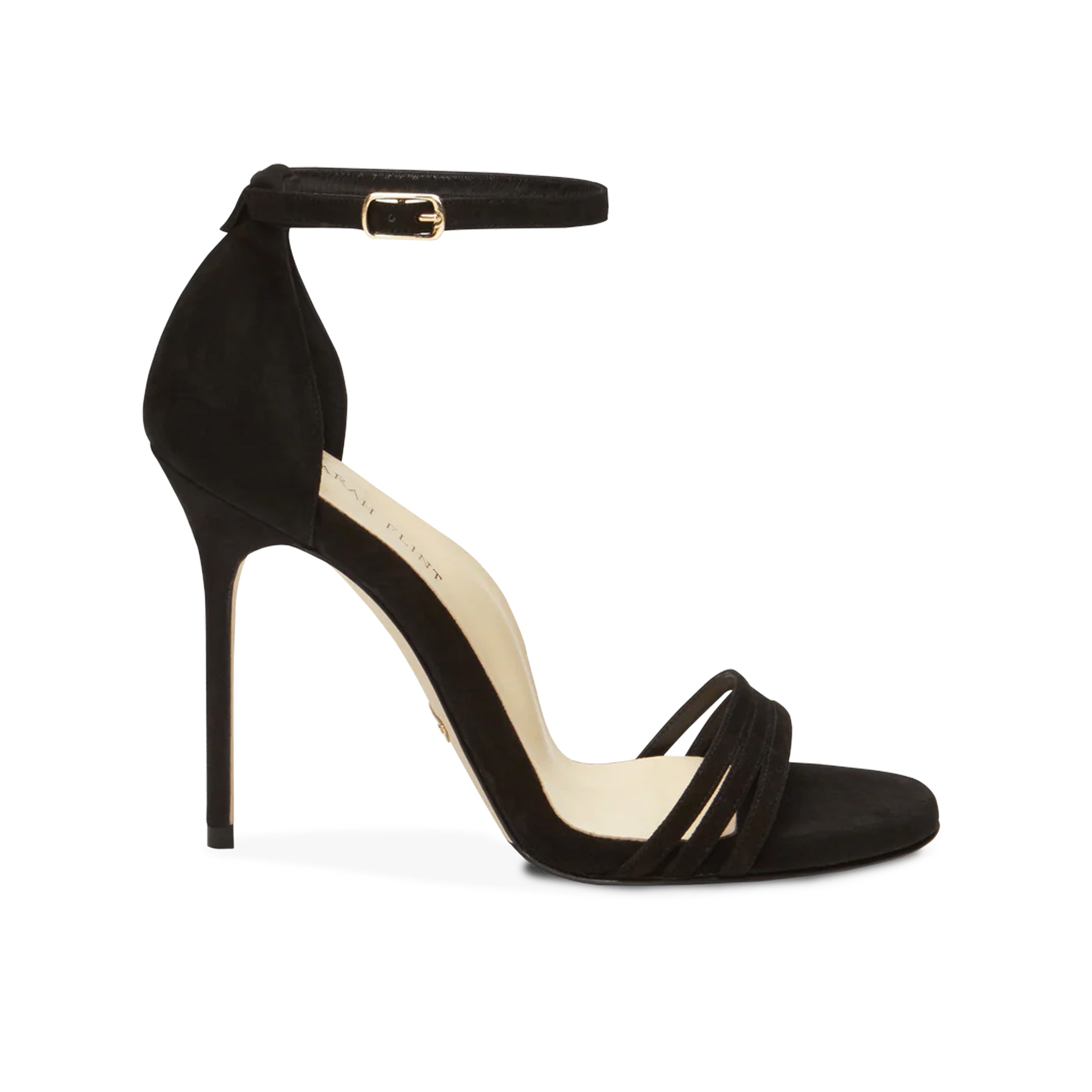 Perfect Sandal 100 in Black Suede