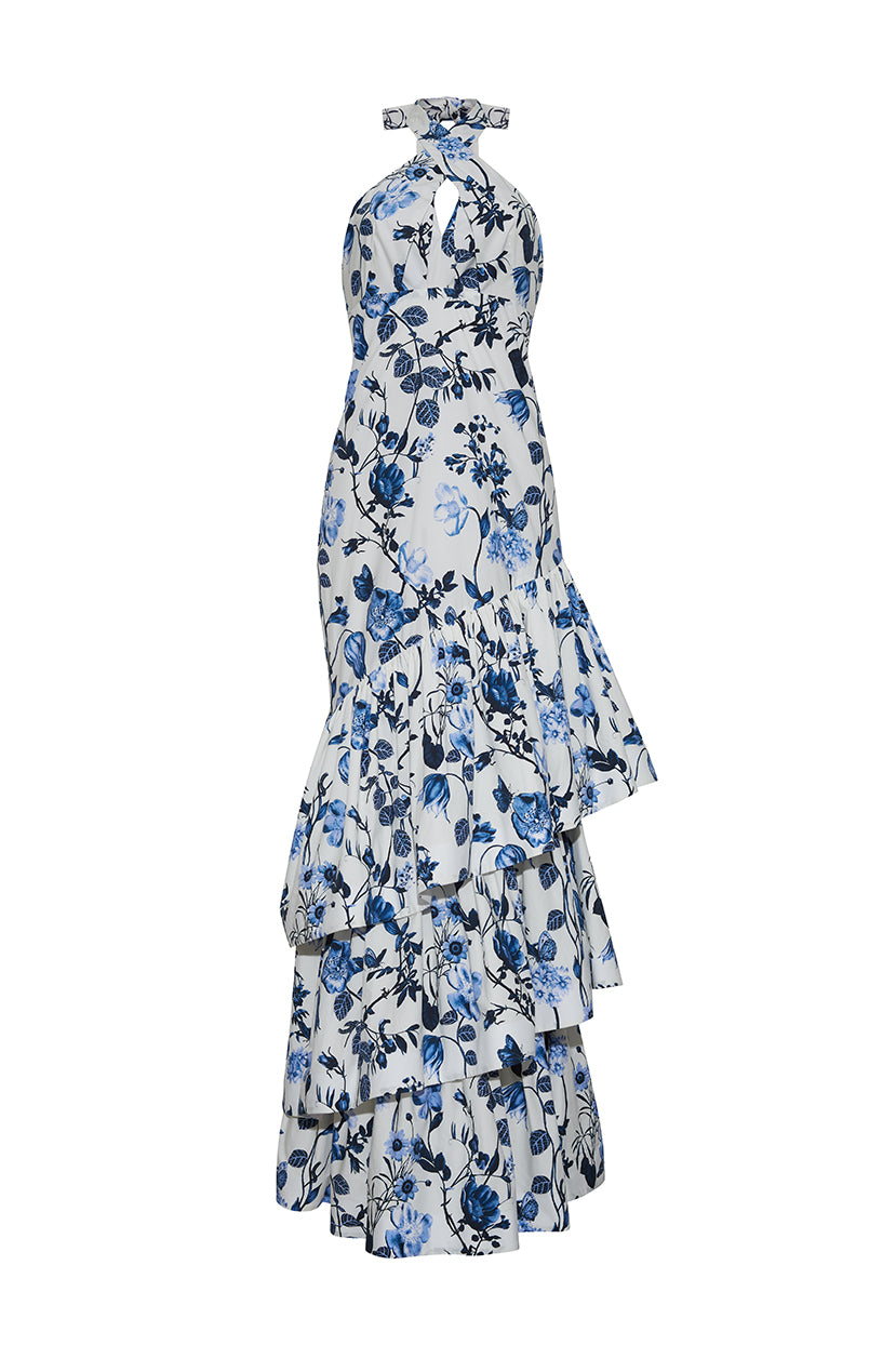 OTM Exclusive: Perla Dress in Blue Stems