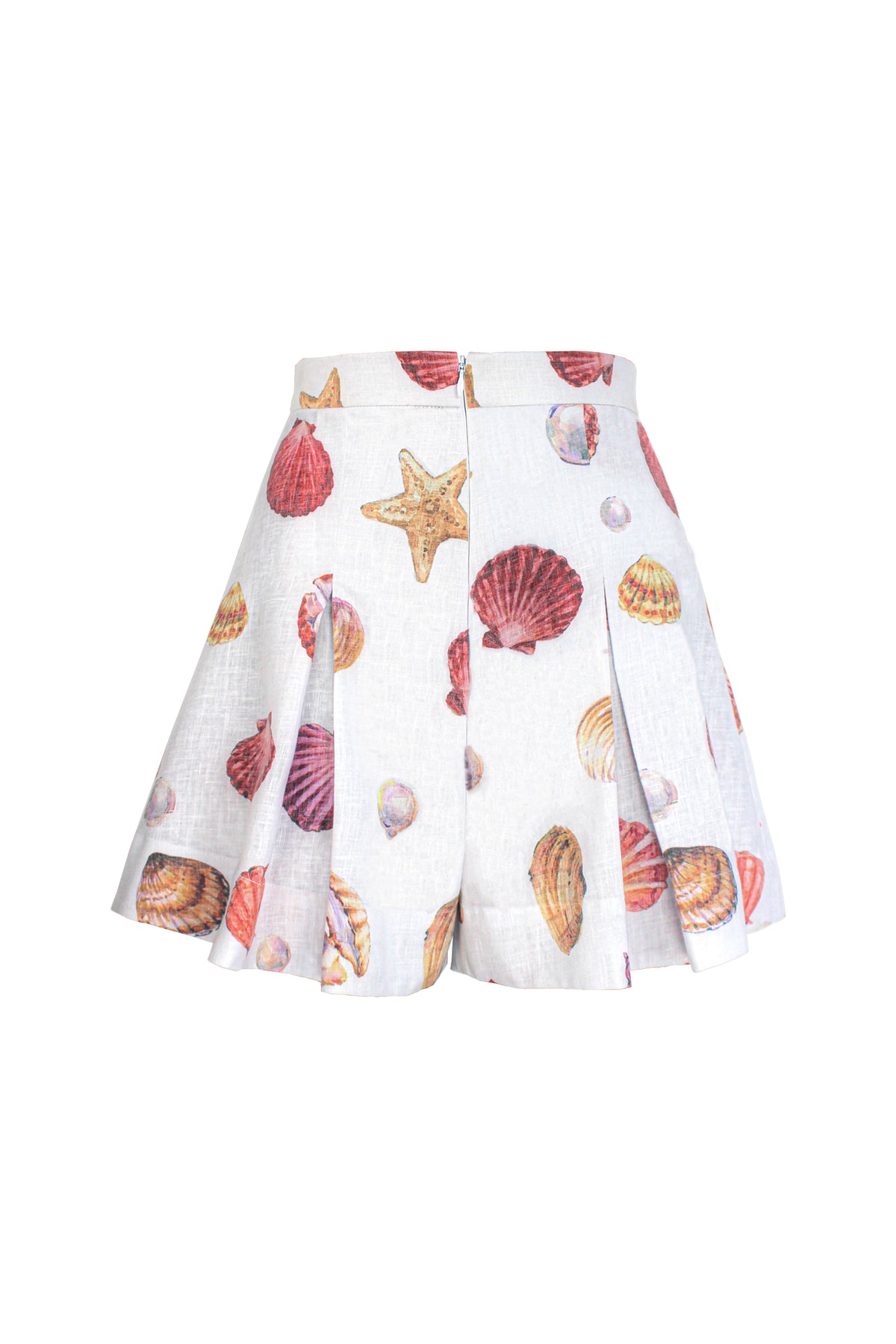 Perla Short in Conchitas White Print
