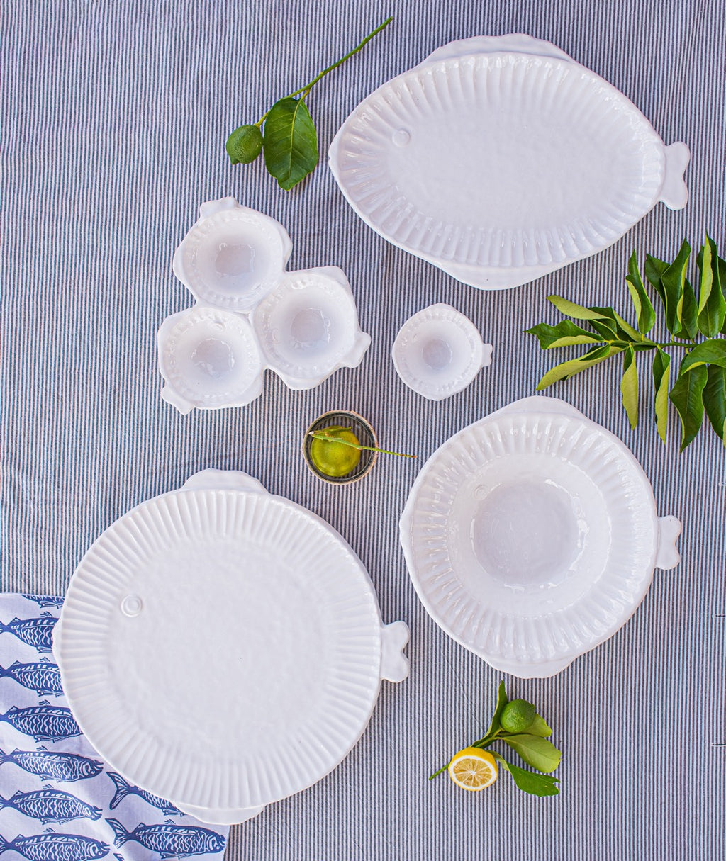 Pesce Serena Small Oval Platter