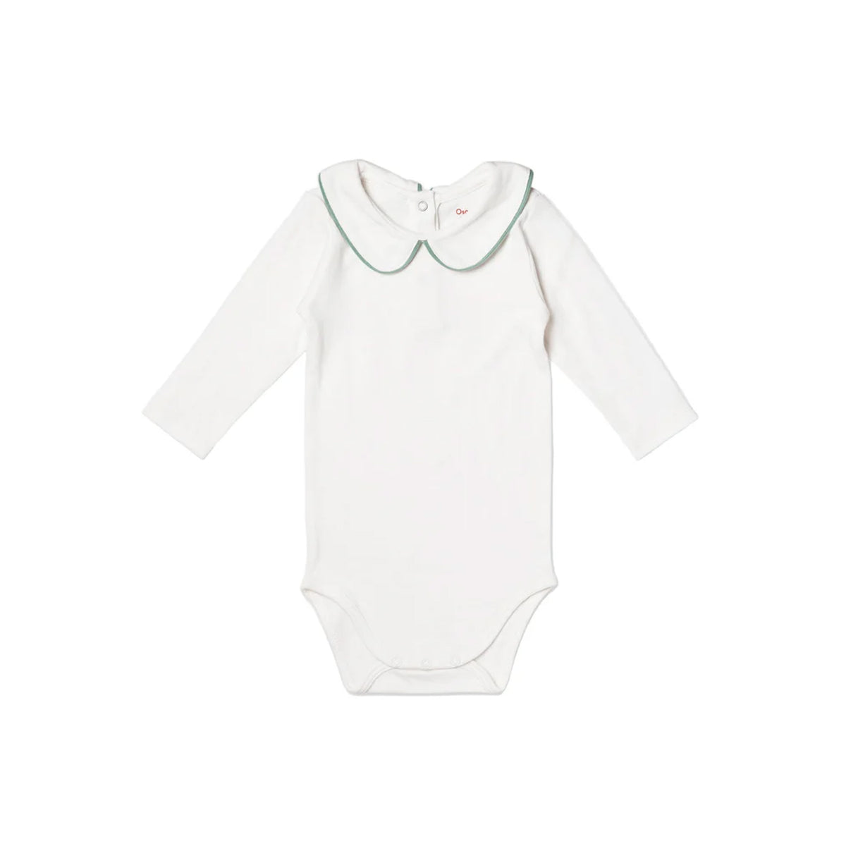 Peter Pan One-Piece in Seafoam Piping