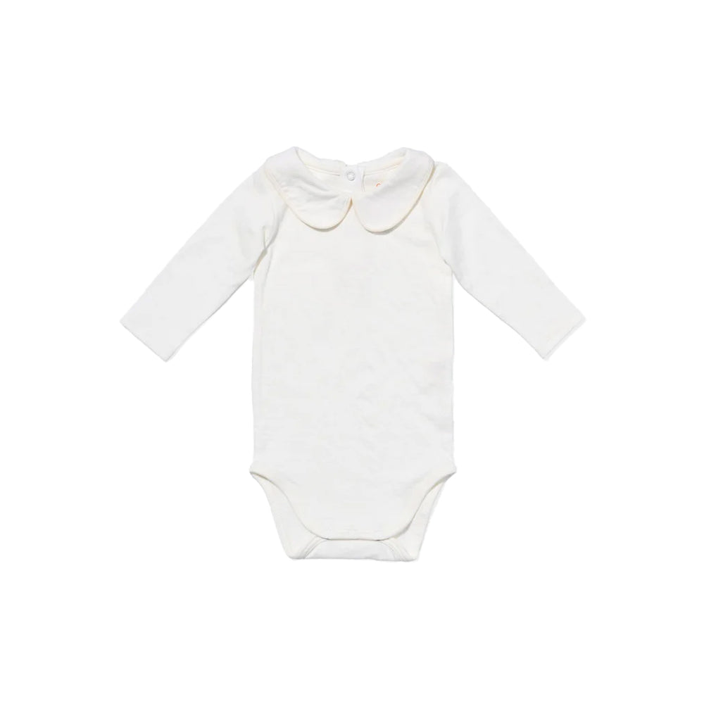 Peter Pan One-piece in Vanilla Piping