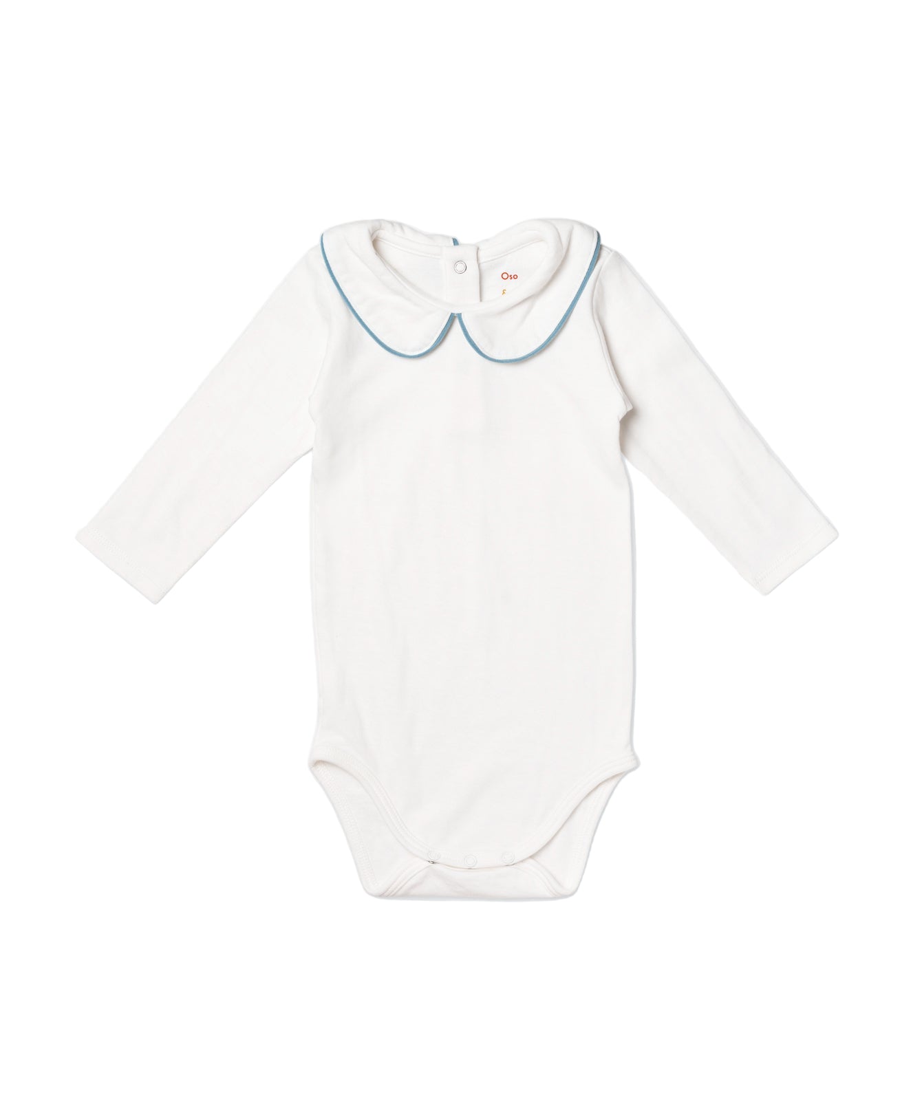 Peter Pan One-Piece in Blue Piping