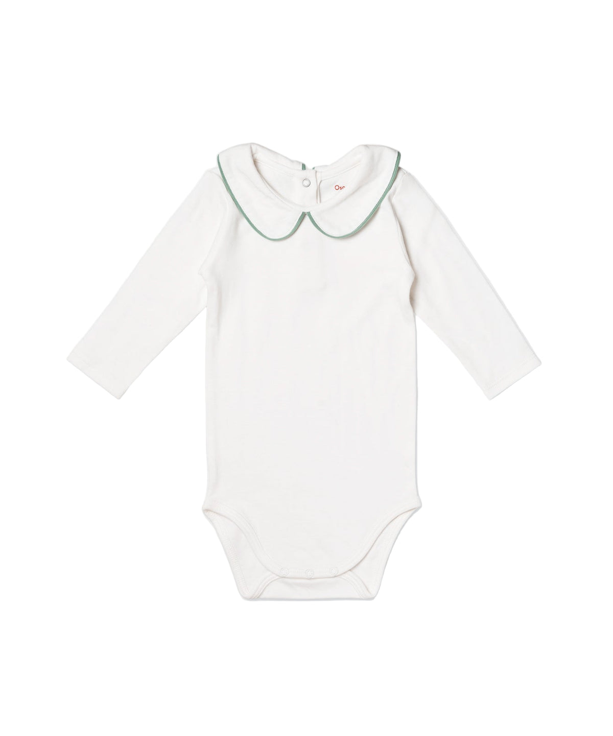 Peter Pan One-Piece in Seafoam Piping