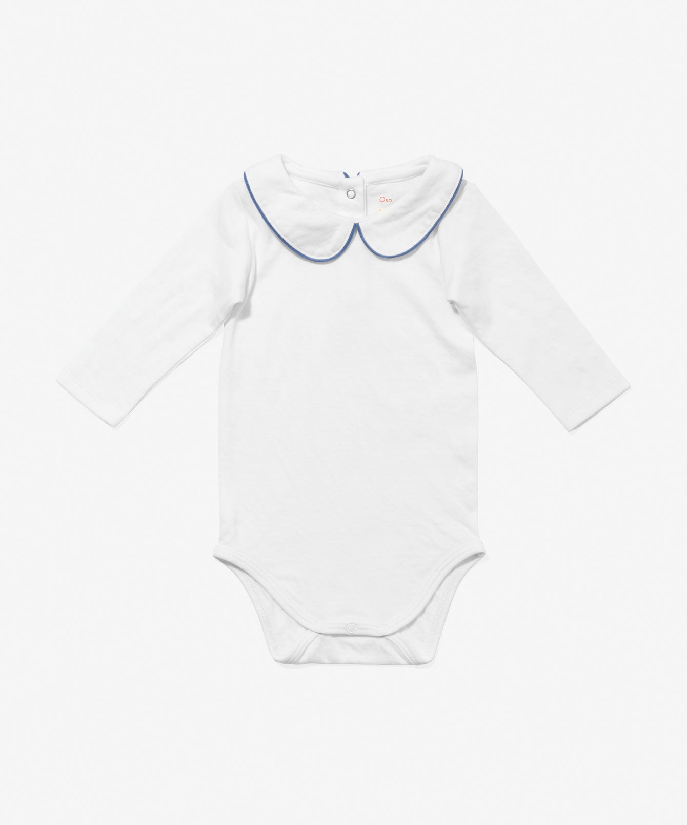 Peter Pan One-piece in Navy Piping