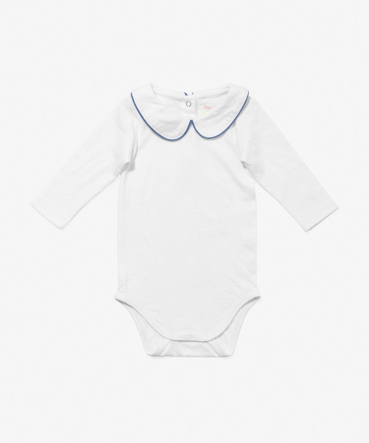Peter Pan One-piece in Navy Piping