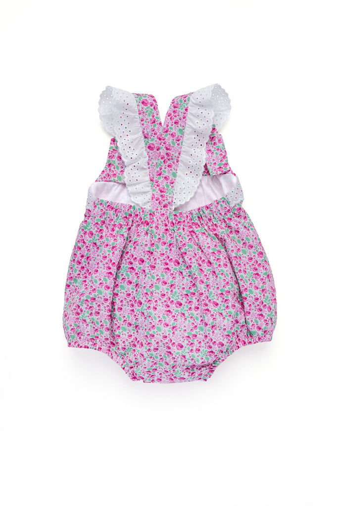 Camila Romper in Radiant Poppies