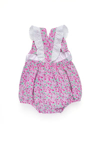 Camila Romper in Radiant Poppies